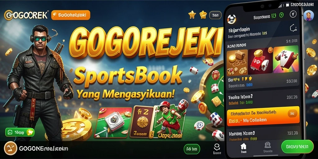 Tampilan menarik dari gameplay GOGOREJEKI menunjukkan aksi taruhan olahraga.