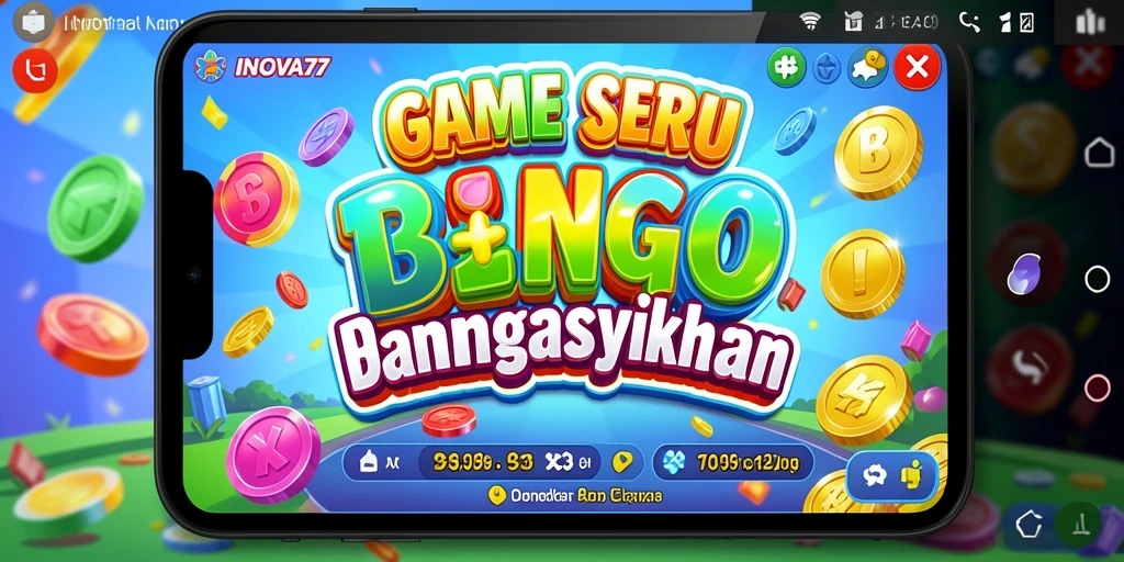 Tampilan gameplay Bingo yang menarik di INOVA77.