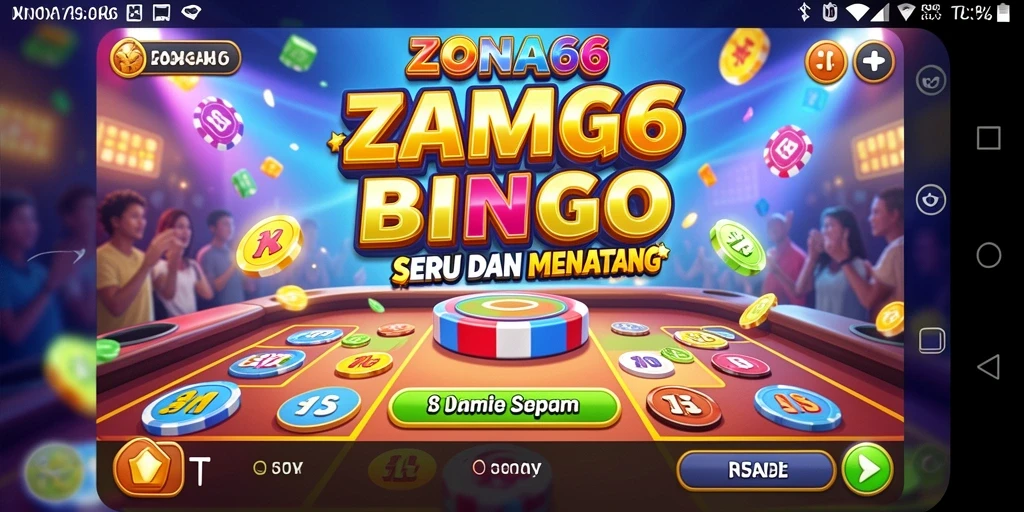 Screenshot gameplay Bingo yang seru dan interaktif di ZONA66.